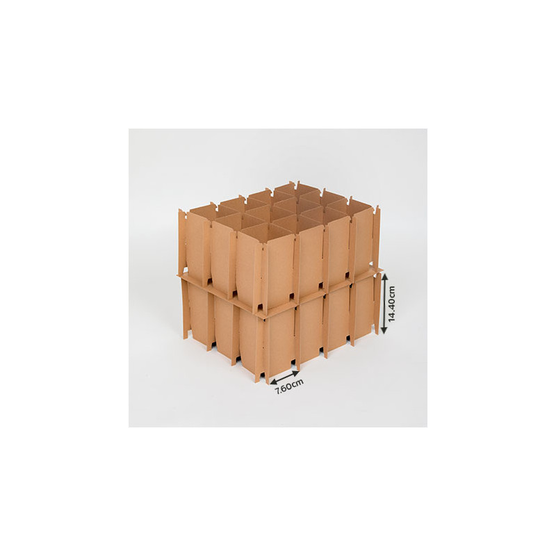 Croisillon range verres pour carton déménagement - MOTTEZ - Mr.Bricolage